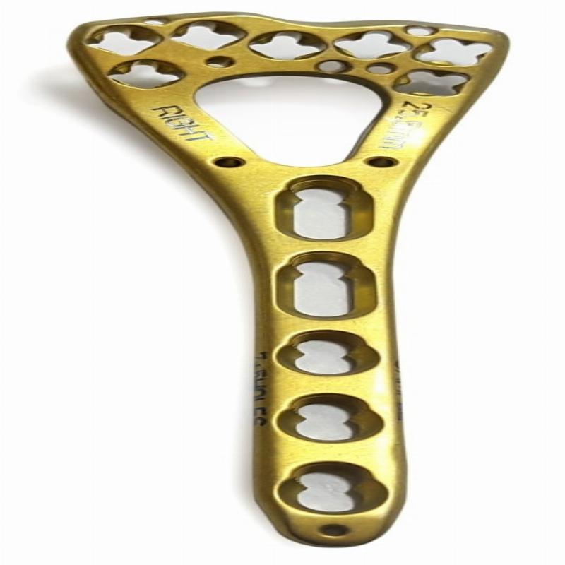 Auxein - 2.4мм Variable Angle Кутова двоколонна пластина для дистального відділу променевої кістки, вузька, 6 отворів для голівки, ширина 19.5мм